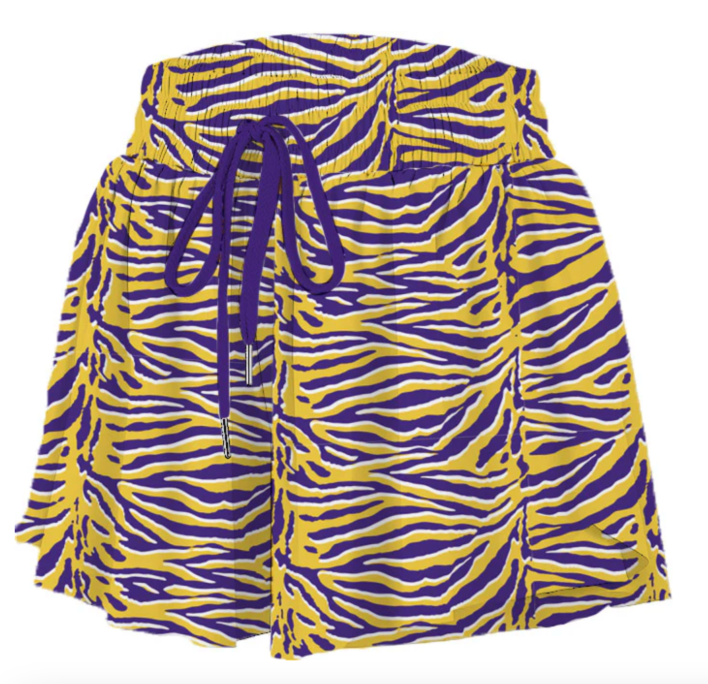 Kids Tiger Butterfly Flowy Shorts