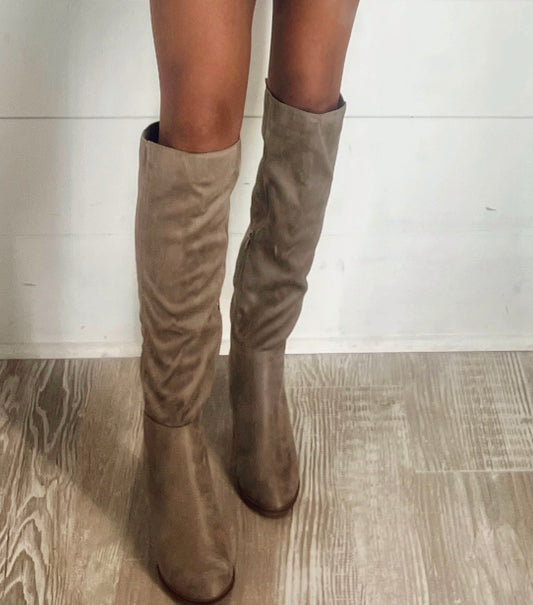 Nicole Taupe Tall Boots