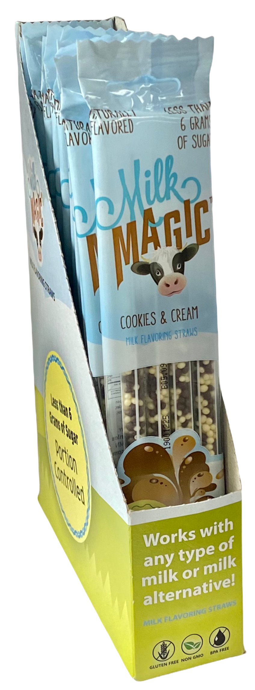 Milk Magic Cookies and Cream Milk Flavoring Straws
