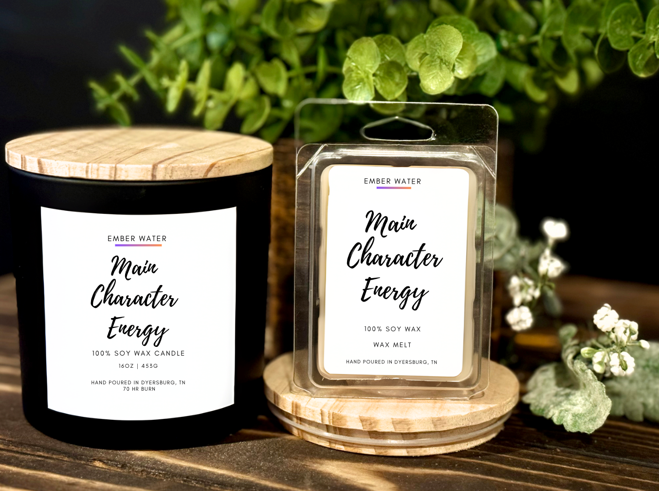 Main Character Energy 16 oz 100% Soy Candle (Diva)