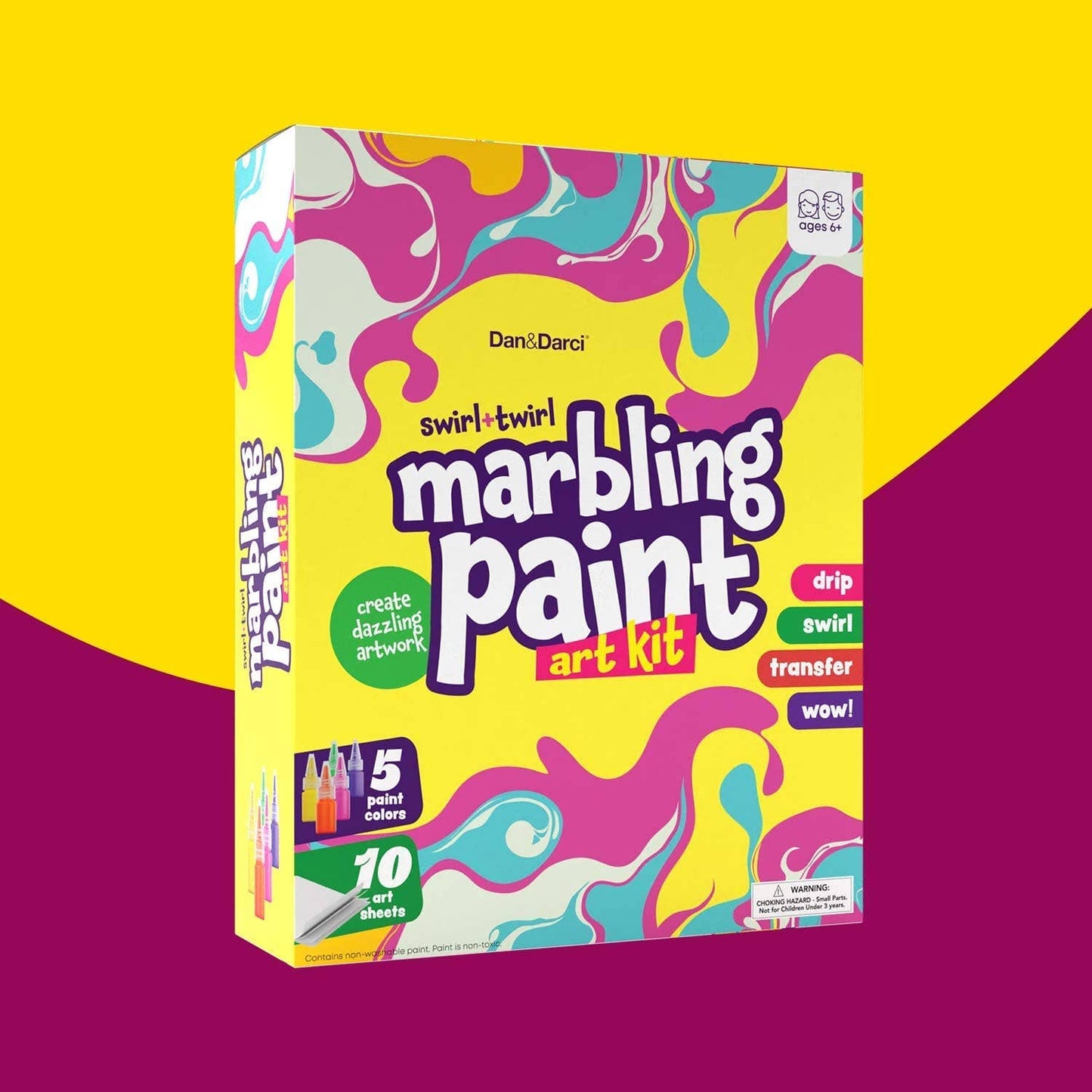 Marbling Paint Art Kit for Kids