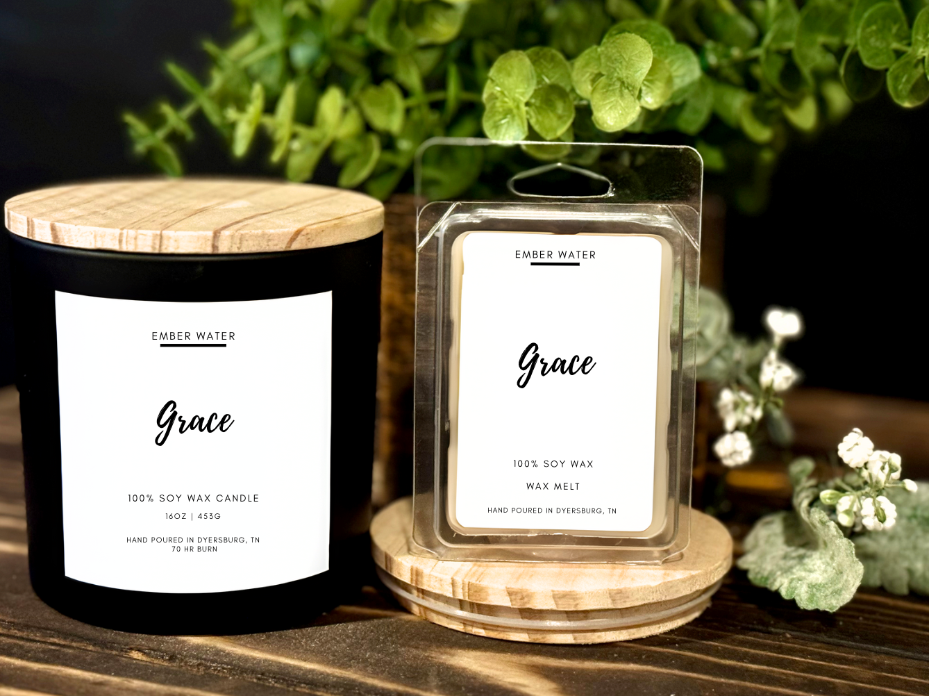 Grace 16 oz 100% Soy Candle (Sweet Grace)
