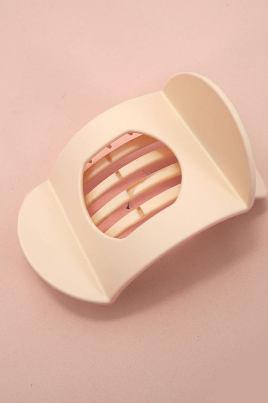 Off White Flat Clip