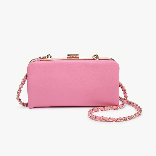 Sue Wallet Pouch Crossbody: Bubblegum