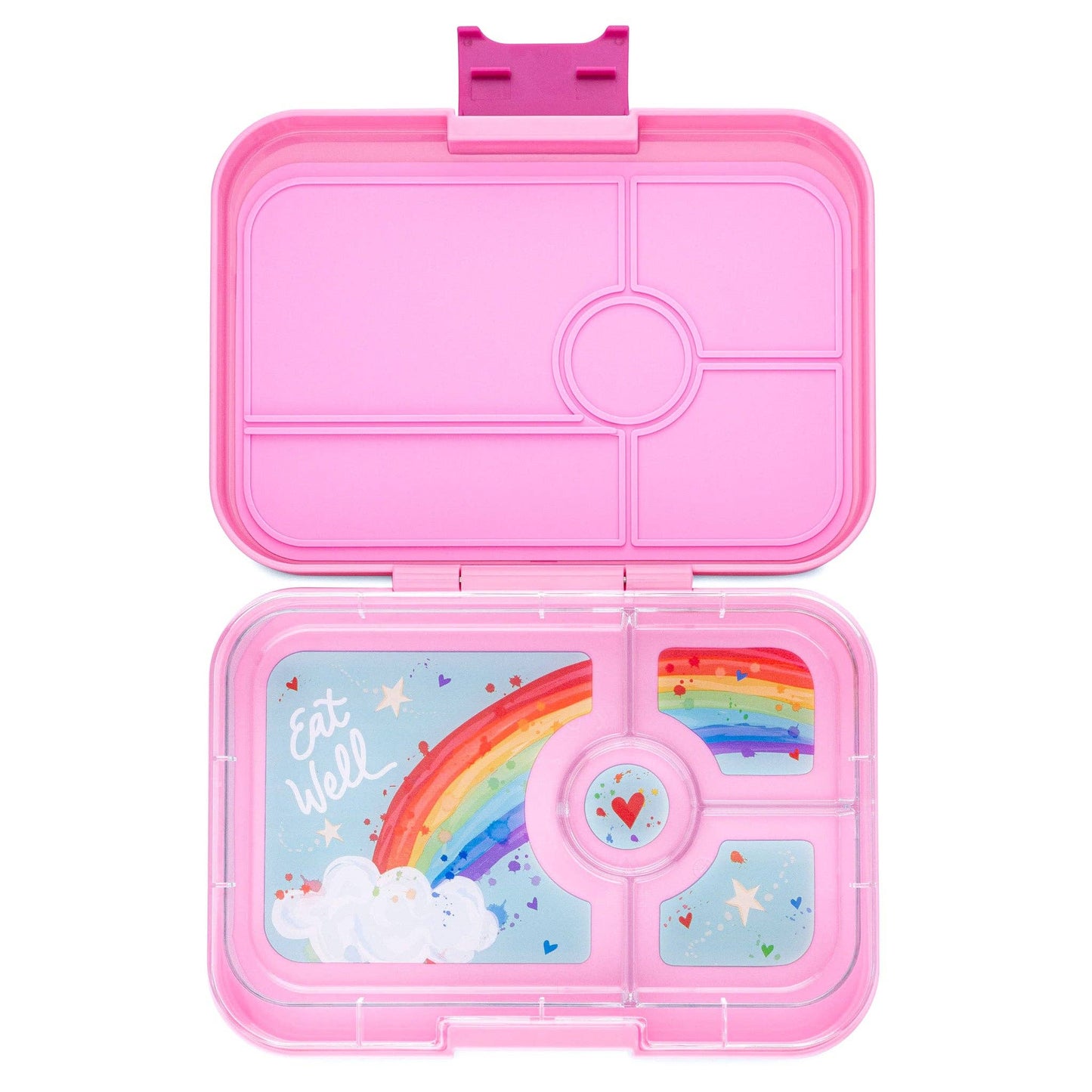 Leakproof Yumbox Tapas Capri Pink - 4 Compartment - Rainbow