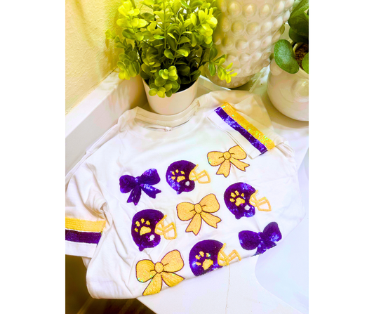 KIDS Bows and Helmets Tee