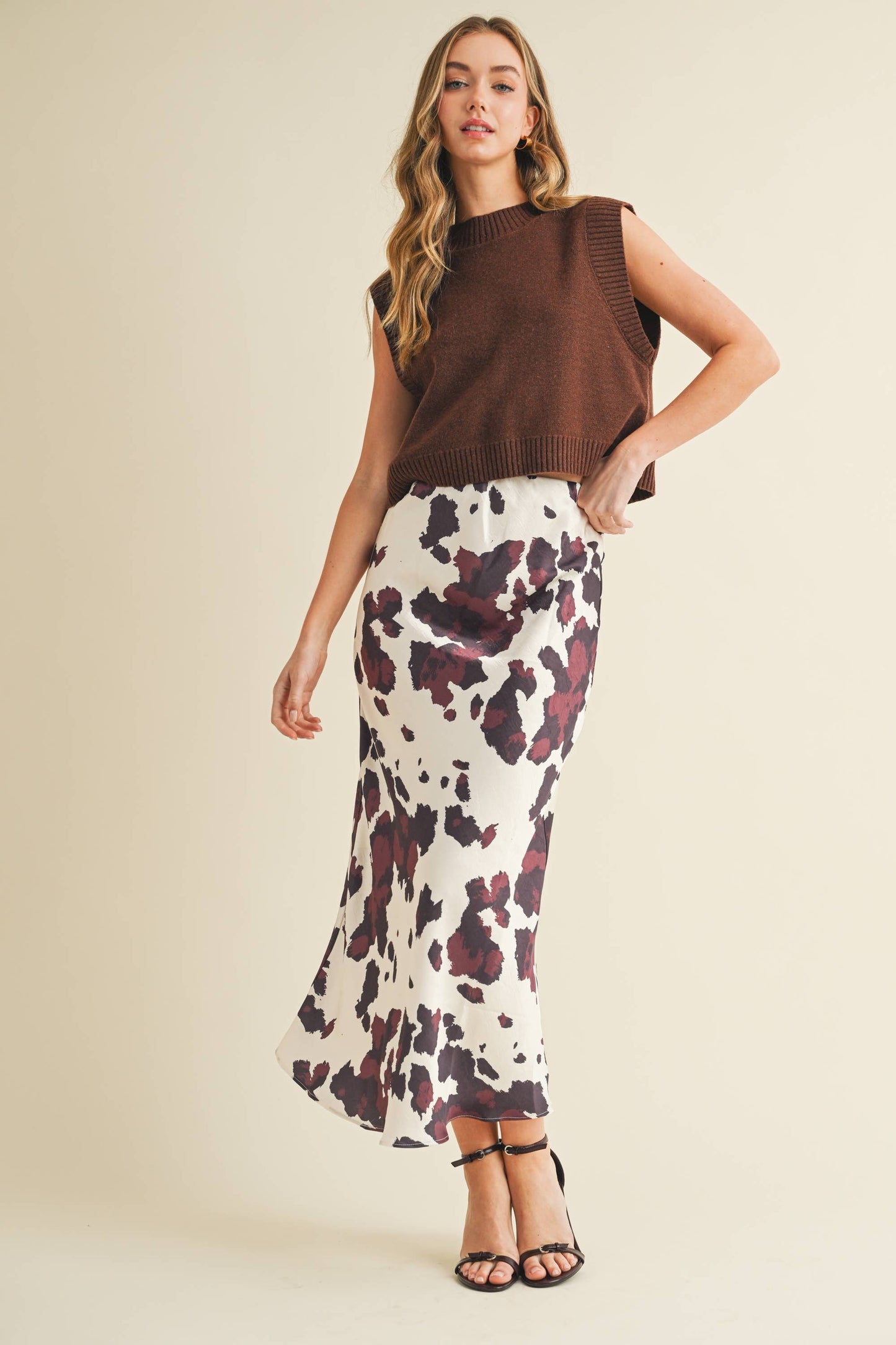 Chocolate Soft Knit Top