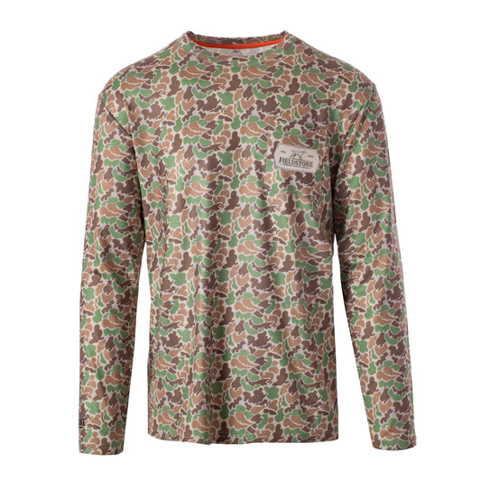 Duck Camo Dry-fit Pocketed L/S Tee