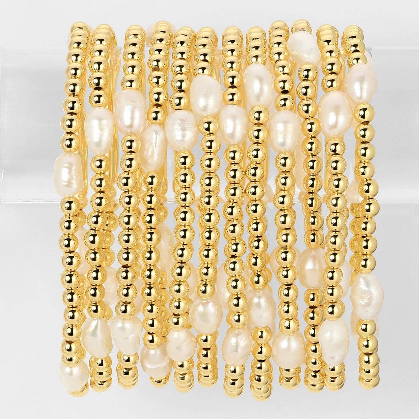 4mm Stretch Medium Pearl Bracelet