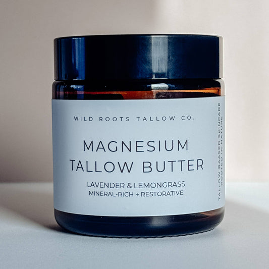 Magnesium Infused Tallow Whip | Lavender & Lemongrass | 4 oz.