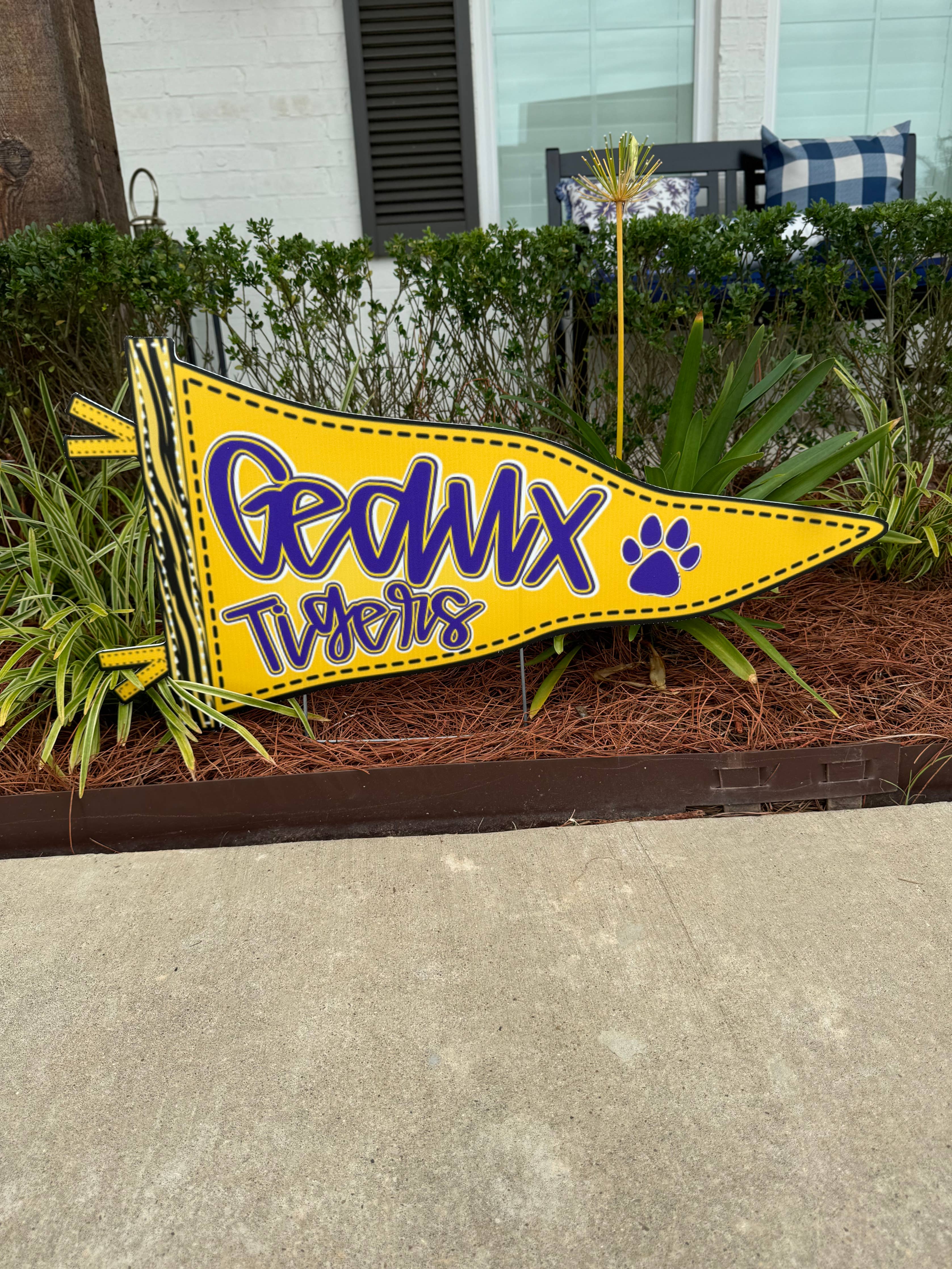GEAUX TIGERS flag : Yard Sign – Strut