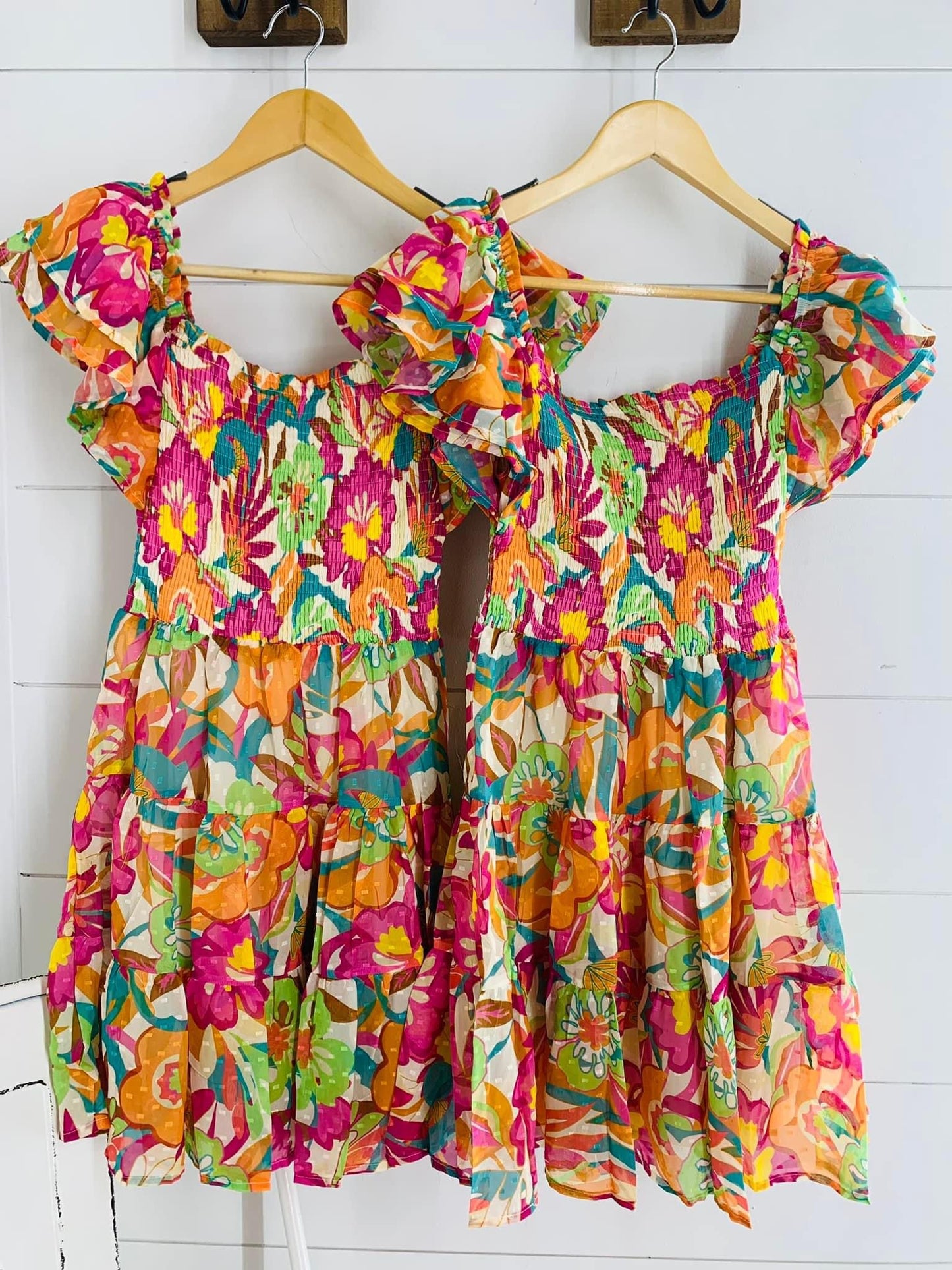 Tropical Smocked Dress