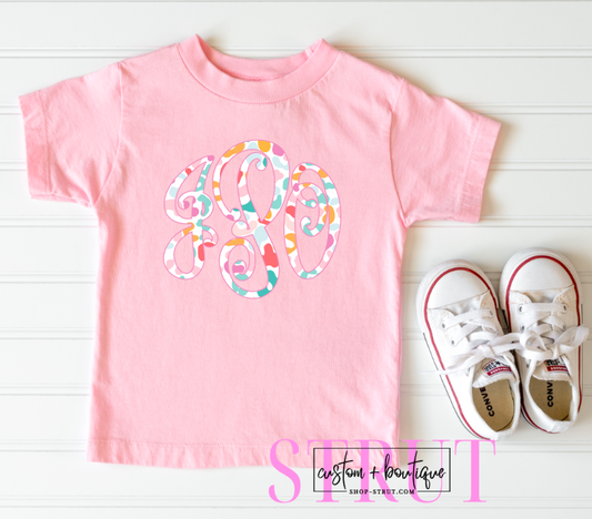 Spring Leopard Monogram