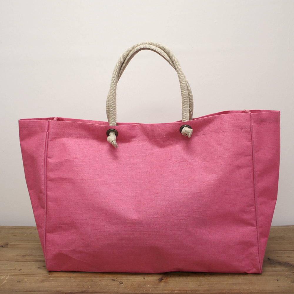 Classic Juco Tote - Hot Pink