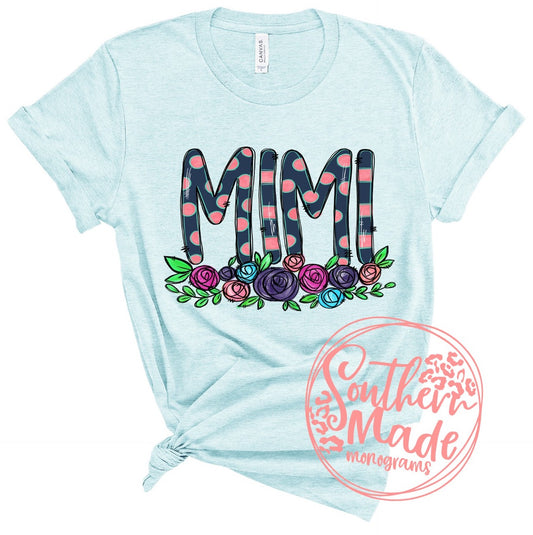 Mimi Floral Shirt | Choose Color Shirt & Style