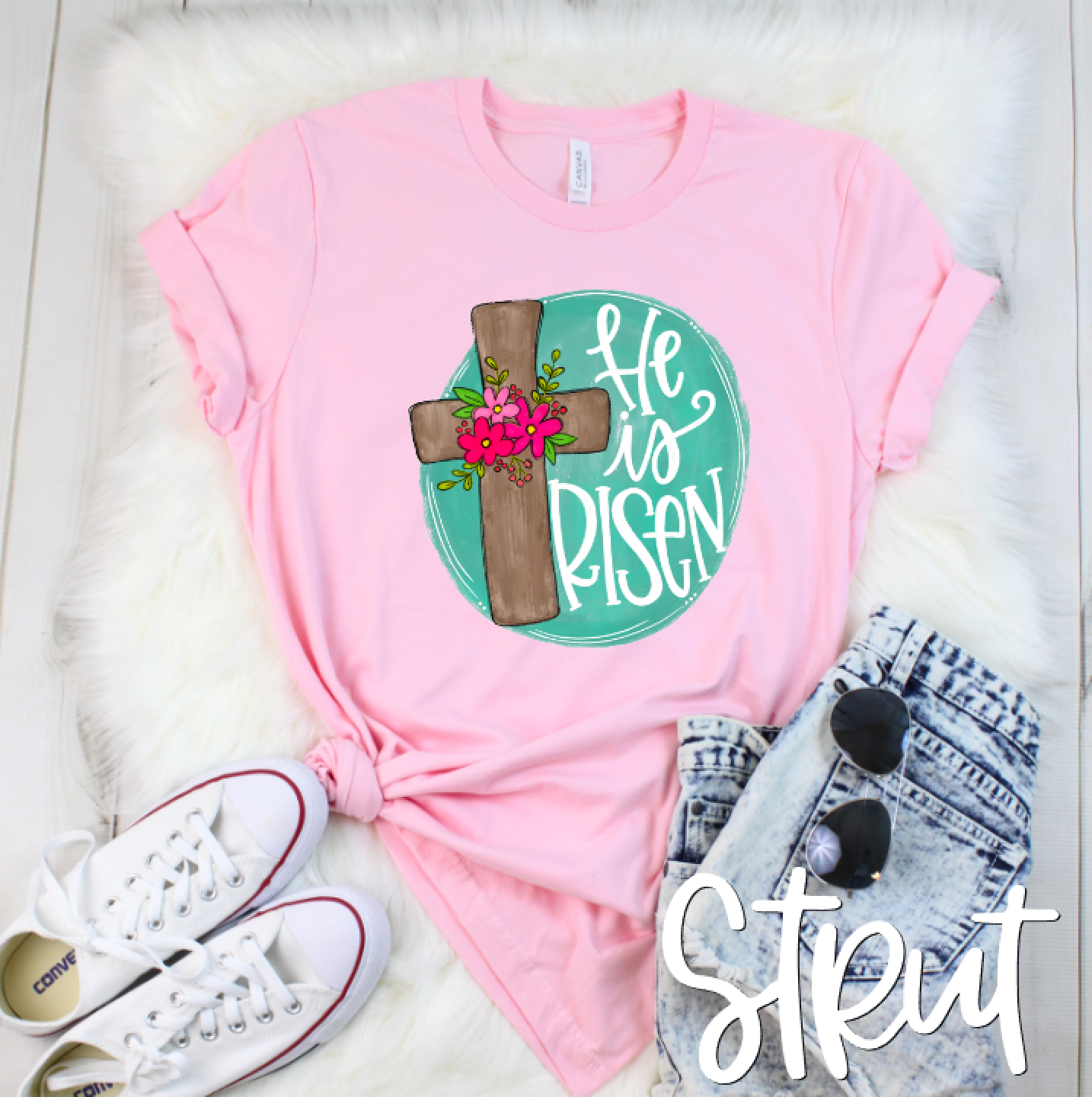 He Is Risen - Choose Shirt Color & Style
