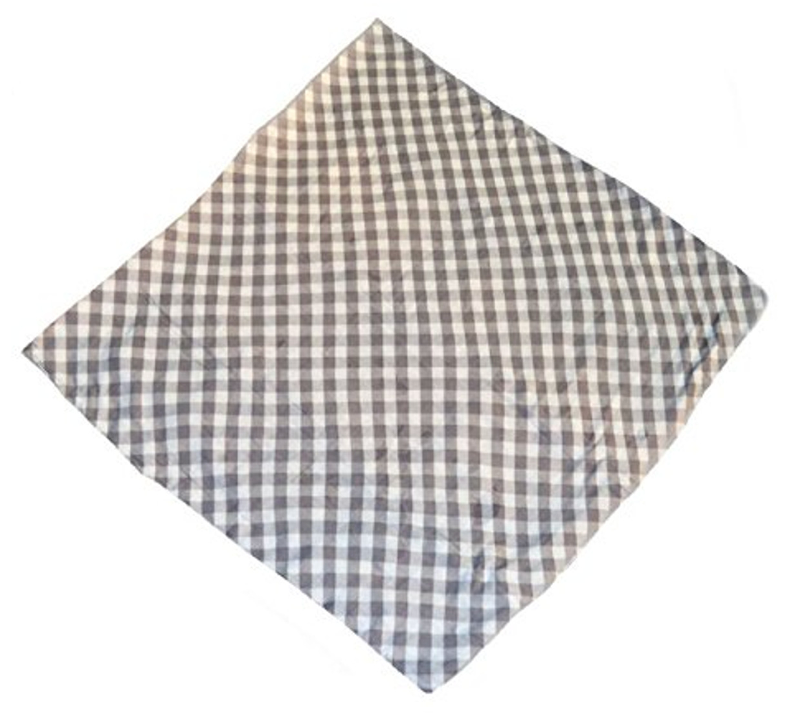 Grey Gingham Swaddle - REG. $28