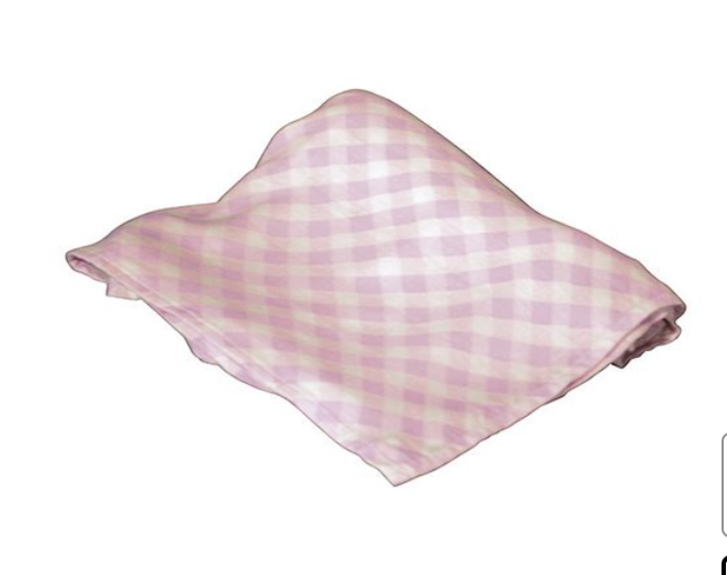 Pink Gingham Swaddle REG. $28