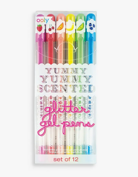 Yummy Yummy Scented Colored Glitter Gel Pens