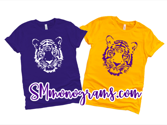 Tiger Head Tee - Short or Long Sleeve