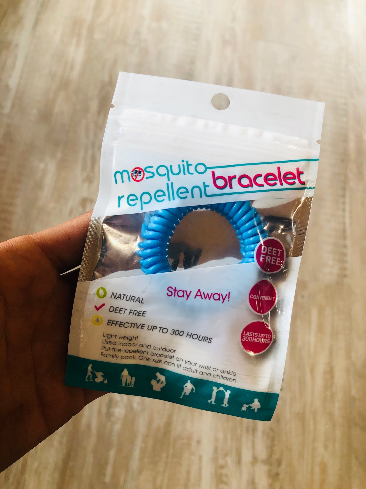 Spiral Insect Repellent Bracelet