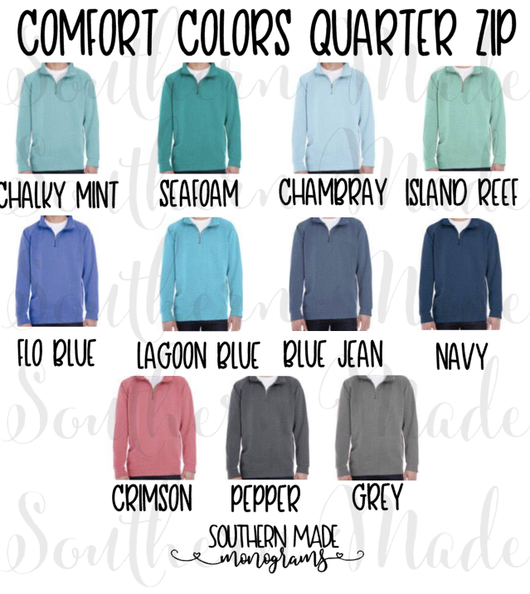 Quarter Zip Pullover Monogrammed Customize your own! Quarter Zip Sweatshirt Glitter Monogram Cheap monogram sweatshirt