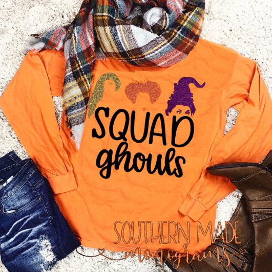 Squad Ghouls - Hocus Pocus - Short or Long Sleeve - Choose all colors